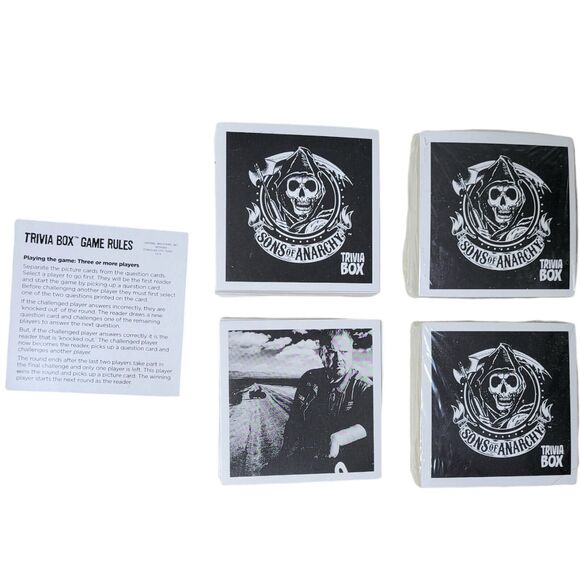 SONS of ANARCHY Trivia Box Card Game Cardinal Games 2012 - Picture 7 of 11